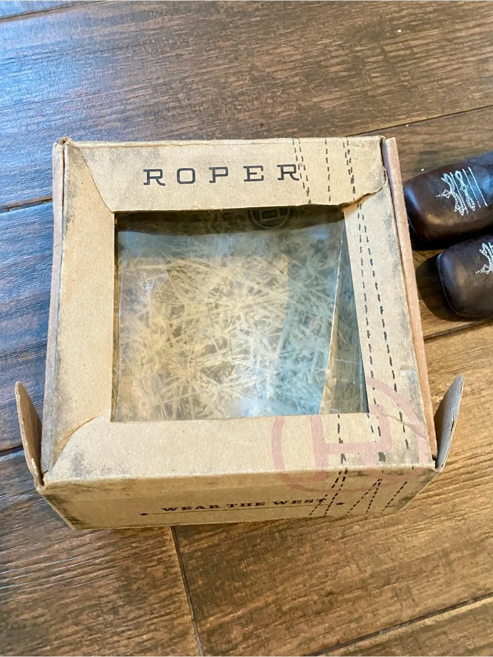 Roper Infant Cowbabies Cactus Cowboy Boots Size 2